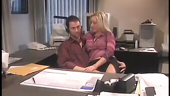 Adorable Blonde Secretary Gets Fucked Hard On A Desk