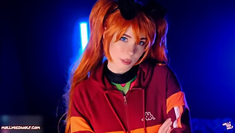 Molly Red Wolf Face O Muie Și Primește O Ejaculare Internă Cu Asuka Langley De La Evangelion