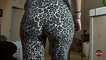 Yoga Pants Butt: Close-Up Of Ass Grabbing