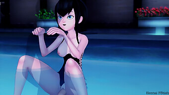 Mavis And The Pool: A Hot And Horny Teen