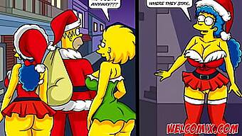 Món Quà Giáng Sinh Tinh Nghịch: Bất Ngờ Cấm Kỵ Của Homer Simpson Trong Truyện Tranh Hentai Khiêu Dâm