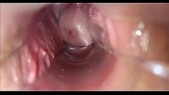 Intense Close-Up Look At A Woman Reaching A Vaginal Orgasm