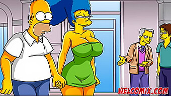 Ultimativna Risana Milf: Simptooni, Simpsonovi Hentai